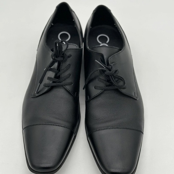 Calvin Klein Black Oxford Shoes - Picture 2 of 7